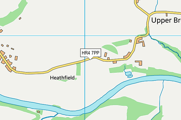 HR4 7PP map - OS VectorMap District (Ordnance Survey)