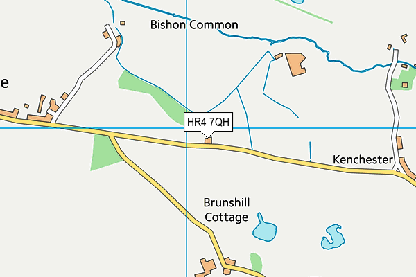 HR4 7QH map - OS VectorMap District (Ordnance Survey)