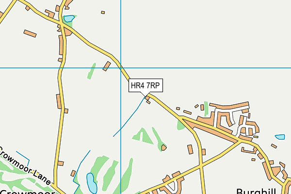 HR4 7RP map - OS VectorMap District (Ordnance Survey)