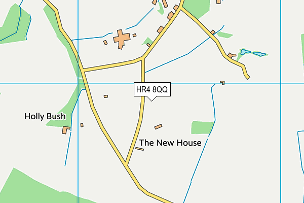 HR4 8QQ map - OS VectorMap District (Ordnance Survey)