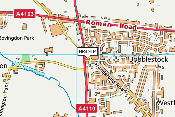 HR4 9LP map - OS VectorMap District (Ordnance Survey)