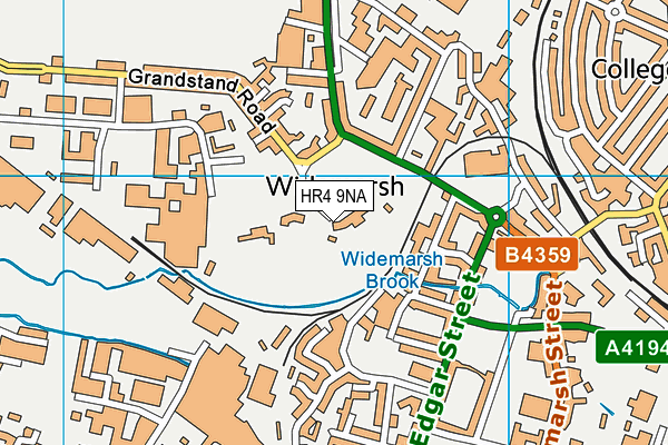 Widemarsh Common map (HR4 9NA) - OS VectorMap District (Ordnance Survey)