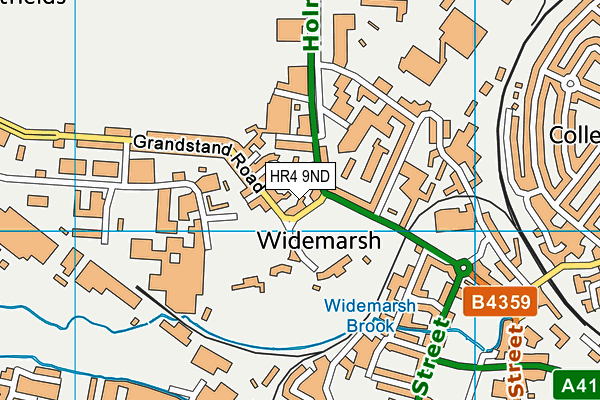 HR4 9ND map - OS VectorMap District (Ordnance Survey)
