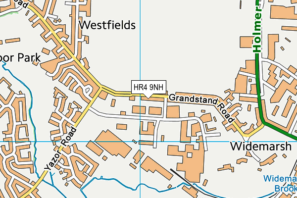 HR4 9NH map - OS VectorMap District (Ordnance Survey)