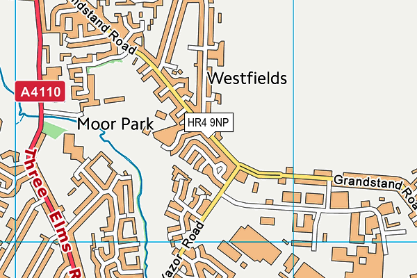 HR4 9NP map - OS VectorMap District (Ordnance Survey)