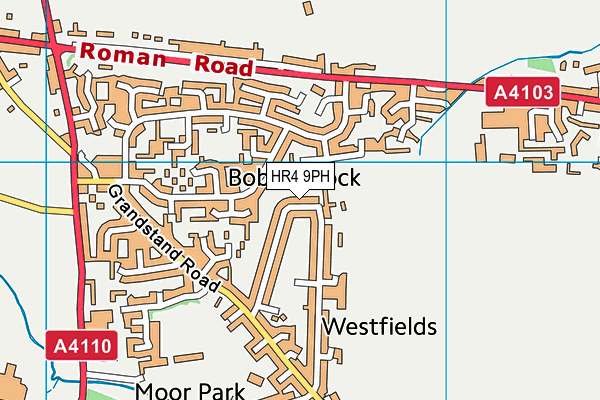 HR4 9PH map - OS VectorMap District (Ordnance Survey)