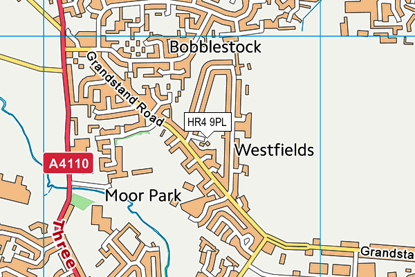 HR4 9PL map - OS VectorMap District (Ordnance Survey)