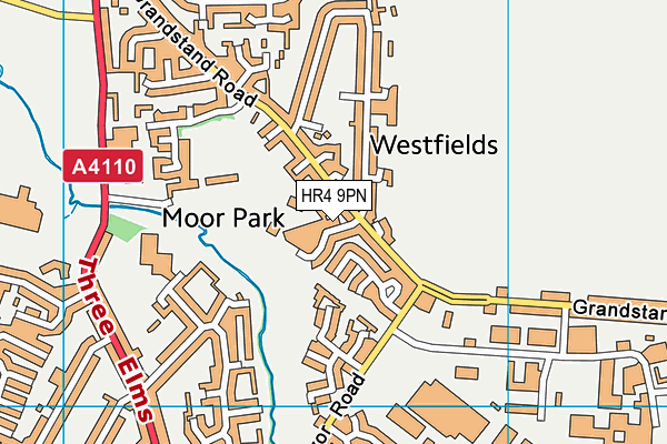 HR4 9PN map - OS VectorMap District (Ordnance Survey)