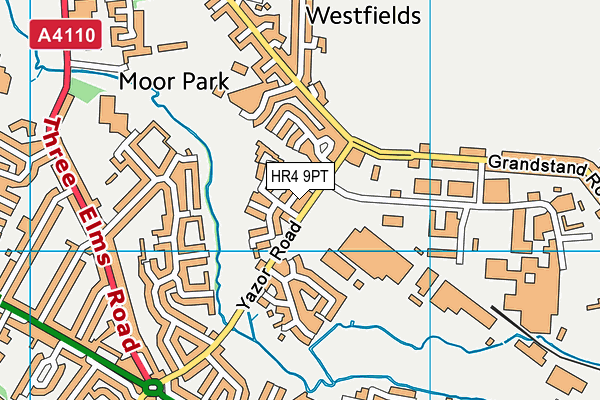 HR4 9PT map - OS VectorMap District (Ordnance Survey)