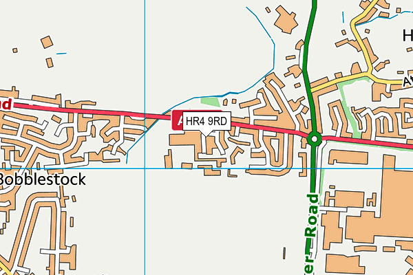 HR4 9RD map - OS VectorMap District (Ordnance Survey)