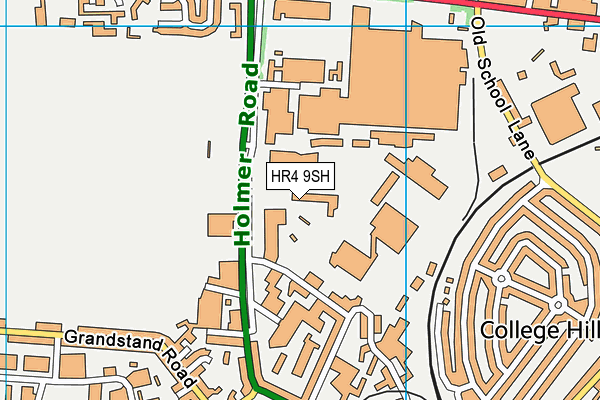 HR4 9SH map - OS VectorMap District (Ordnance Survey)