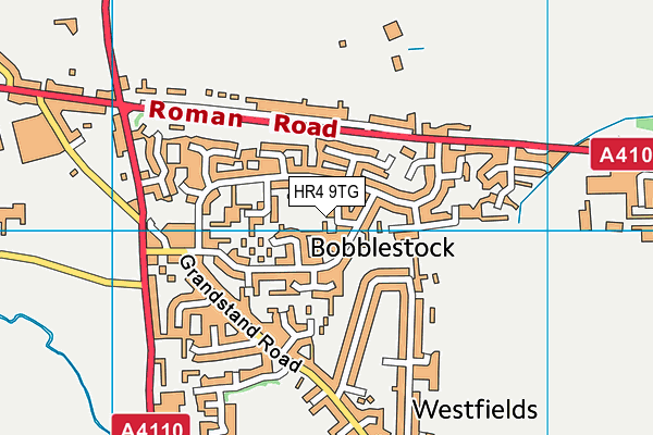 HR4 9TG map - OS VectorMap District (Ordnance Survey)