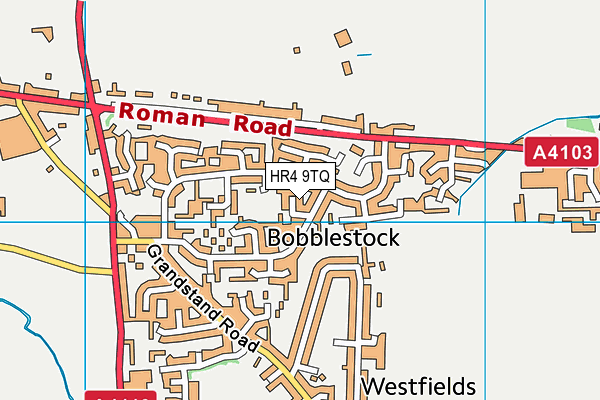 HR4 9TQ map - OS VectorMap District (Ordnance Survey)