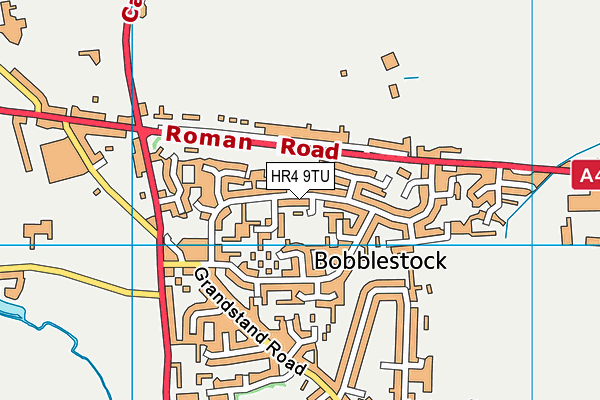 HR4 9TU map - OS VectorMap District (Ordnance Survey)