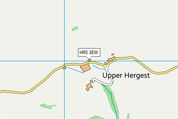 HR5 3EW map - OS VectorMap District (Ordnance Survey)