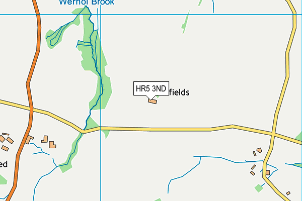 HR5 3ND map - OS VectorMap District (Ordnance Survey)