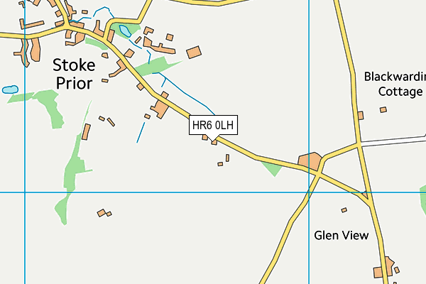 HR6 0LH map - OS VectorMap District (Ordnance Survey)