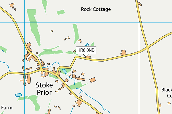 Stoke Prior Primary School map (HR6 0ND) - OS VectorMap District (Ordnance Survey)