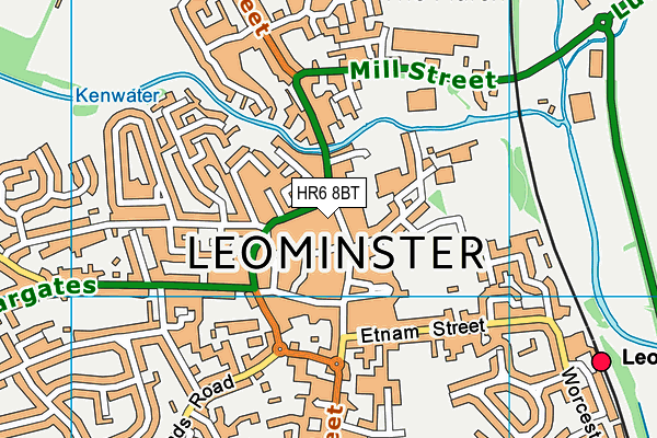 Map of MORTIMER HOMECARE LIMITED at district scale