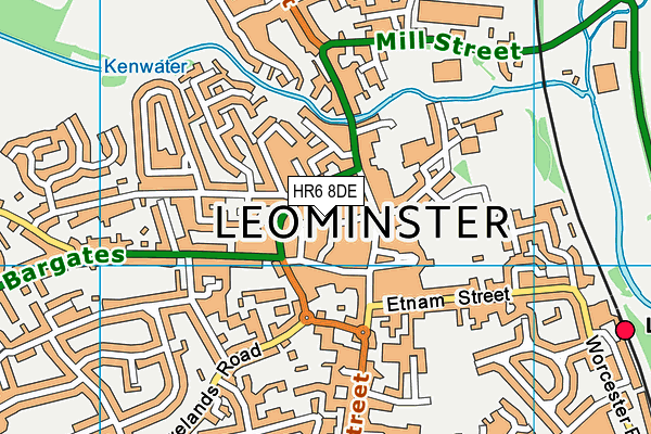 Map of SHOOTERS BAR LEOMINSTER LTD at district scale