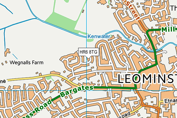 Map of RENAISSANCE LEOMINSTER LTD at district scale