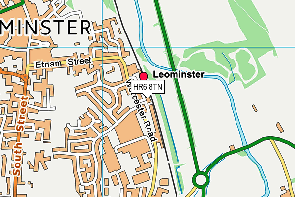 Map of STATION MOTORS (LEOMINSTER) LIMITED at district scale