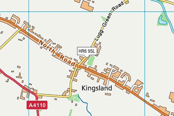 HR6 9SL map - OS VectorMap District (Ordnance Survey)