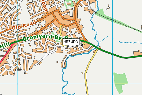 HR7 4DQ map - OS VectorMap District (Ordnance Survey)