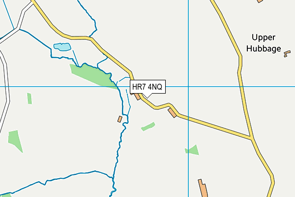 HR7 4NQ map - OS VectorMap District (Ordnance Survey)
