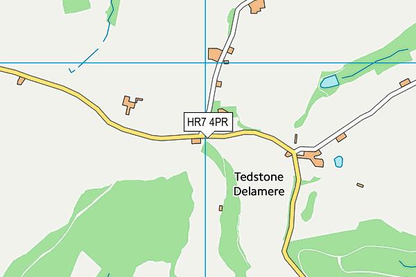HR7 4PR map - OS VectorMap District (Ordnance Survey)