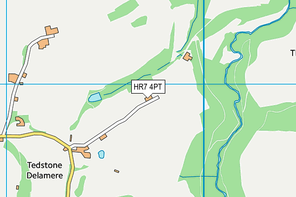 HR7 4PT map - OS VectorMap District (Ordnance Survey)