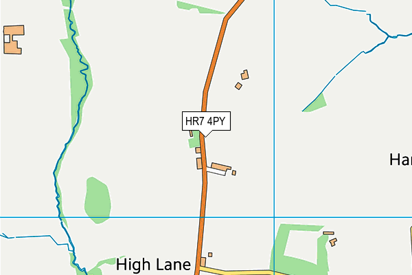 HR7 4PY map - OS VectorMap District (Ordnance Survey)