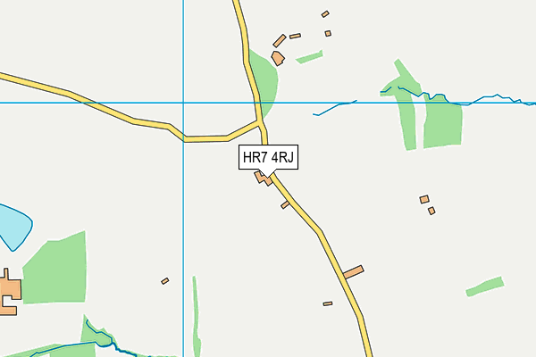 HR7 4RJ map - OS VectorMap District (Ordnance Survey)