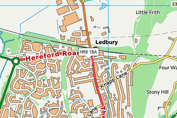 Map of SMITHS MOTORS LEDBURY LIMITED at district scale