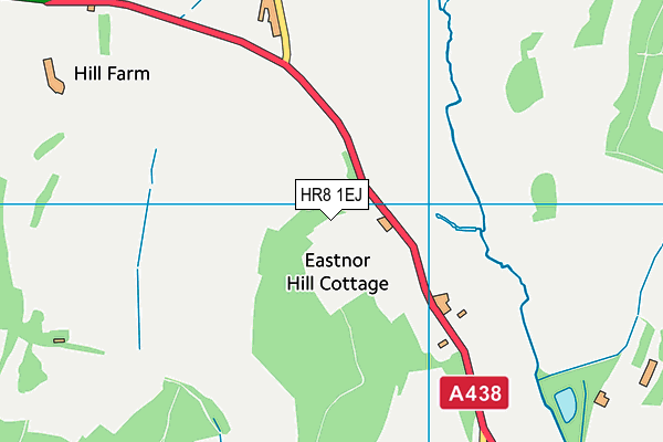 HR8 1EJ map - OS VectorMap District (Ordnance Survey)