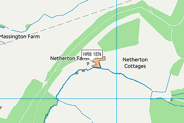 HR8 1EN map - OS VectorMap District (Ordnance Survey)