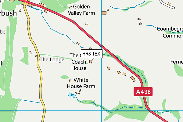 HR8 1EX map - OS VectorMap District (Ordnance Survey)