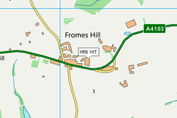 Compass Community School Hereford map (HR8 1HT) - OS VectorMap District (Ordnance Survey)