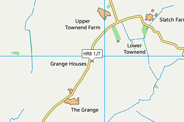 HR8 1JT map - OS VectorMap District (Ordnance Survey)