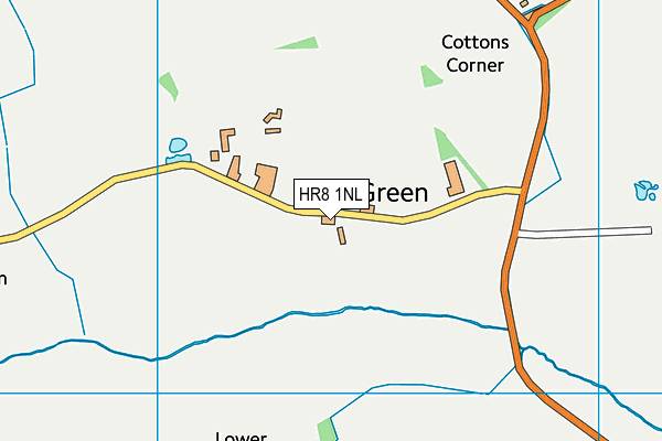 HR8 1NL map - OS VectorMap District (Ordnance Survey)