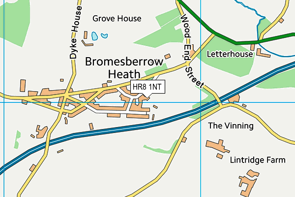 HR8 1NT map - OS VectorMap District (Ordnance Survey)