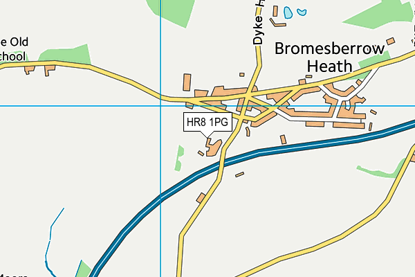 HR8 1PG map - OS VectorMap District (Ordnance Survey)