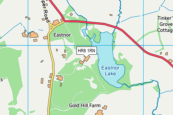 HR8 1RN map - OS VectorMap District (Ordnance Survey)