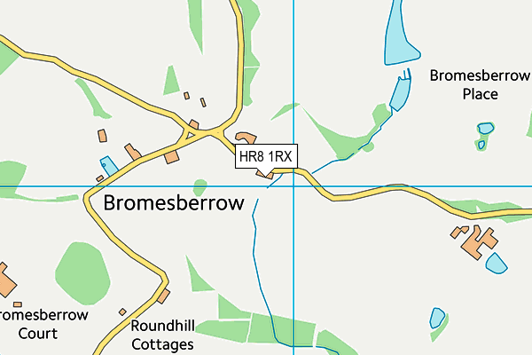 HR8 1RX map - OS VectorMap District (Ordnance Survey)