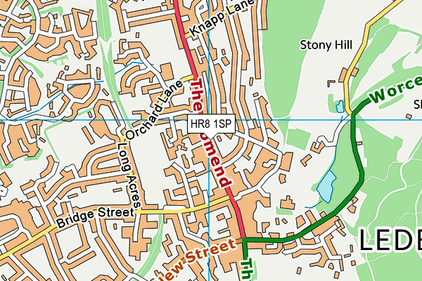 HR8 1SP map - OS VectorMap District (Ordnance Survey)