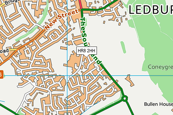 HR8 2HH map - OS VectorMap District (Ordnance Survey)