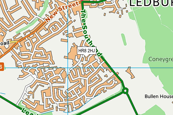 HR8 2HJ map - OS VectorMap District (Ordnance Survey)
