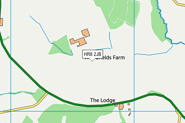 HR8 2JB map - OS VectorMap District (Ordnance Survey)