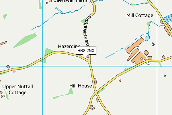 HR8 2NX map - OS VectorMap District (Ordnance Survey)