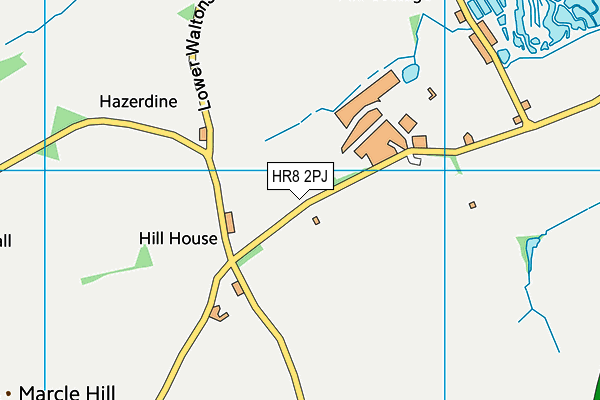 HR8 2PJ map - OS VectorMap District (Ordnance Survey)